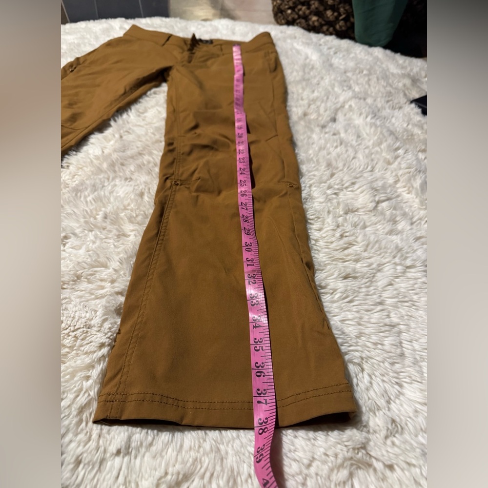 F Women's Prana Brown Outdoor Athletic Athleisure Pants - Picture 4 of 8